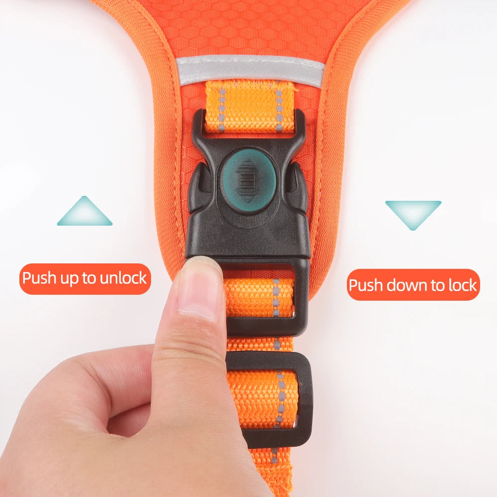 ReflectRide™ - No Pull Reflective Harness For Pets