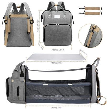 CarryCrib™ - Diaper Bag & Portable Baby Crib