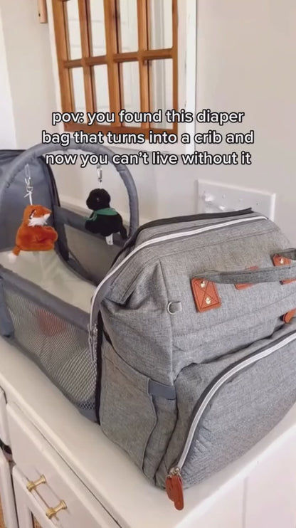 CarryCrib™ - Diaper Bag & Portable Baby Crib